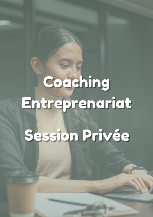 🚀 Coaching Entrepreneuriat en Visio – Session Privée de 1h30